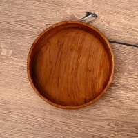 Салатник 20х20х7 см, тиковое дерево