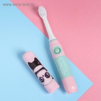 Зубная щётка детская электрическая &laquo;Улыбайся&raquo;, LP-005, 19,2 х 5,5 см.
