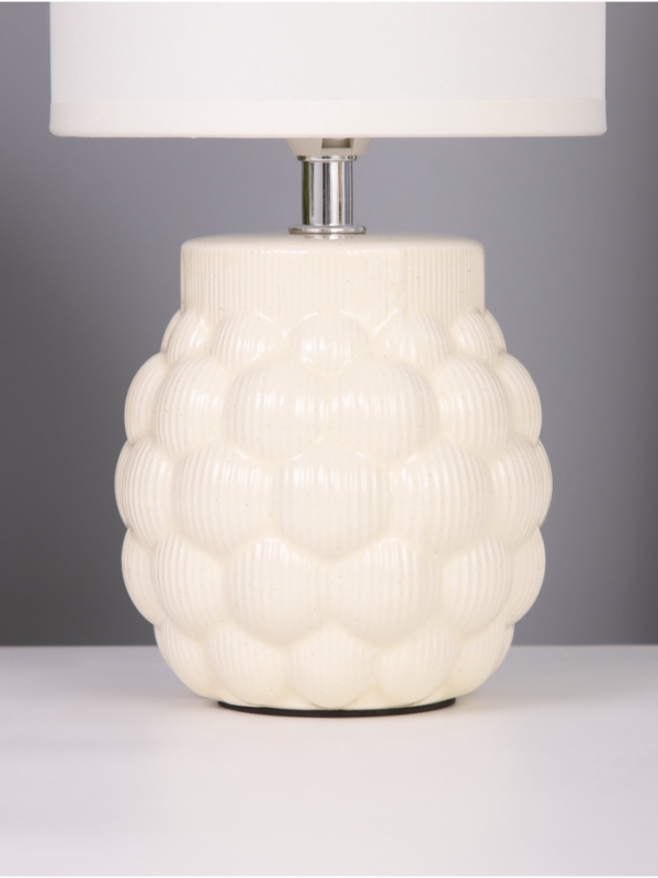 Лампа настольная "Хицугая" 1х40Вт Е14 бежевый 14х14х28см