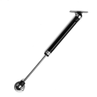 Газовый лифт ТУНДРА GL0100BL, 100N, цвет черный, 2 шт TMP