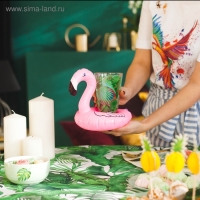 Игрушка надувная-подставка &laquo;Фламинго&raquo;, 18 см