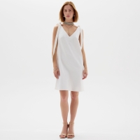 Платье женское MINAKU: Jeans Collection цвет молочный, размер 44 Платье женское MINAKU: Jeans Collection цвет молочный, размер 44