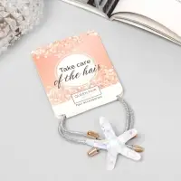 Резинка для волос "Кэрол" морская звезда, 5 см