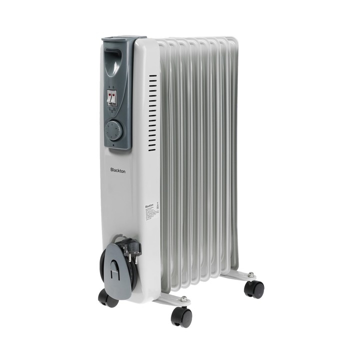 Обогреватель Blackton Bt OH2111, масляный, напольный, 2000 Вт, 20 м&sup2;, 7 секций, белый