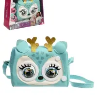 Музыкальная игрушка-сумочка "Олененок" звук, глазки моргают