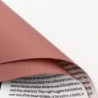 Плёнка матовая двухсторонняя &laquo;Газета&raquo; красный, 0.58&times;0.58 м