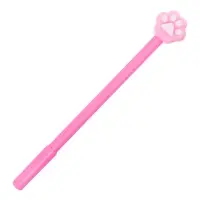 Ручка гелевая-прикол, синий стержень, Лапка МИКС