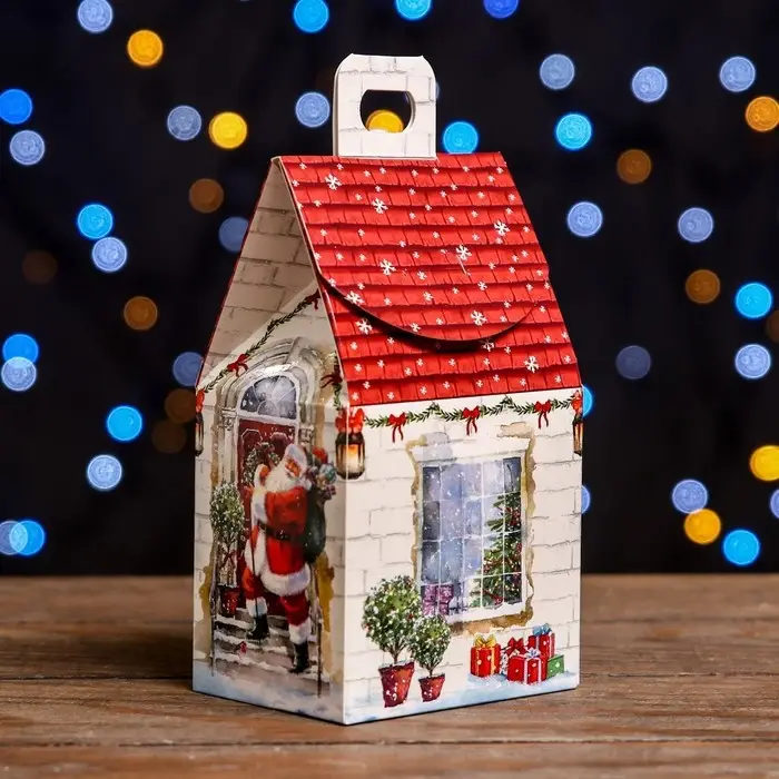 Подарочная коробка &laquo;Домик Тёплая сказка&raquo;,9.1&times;7&times;15.7 см