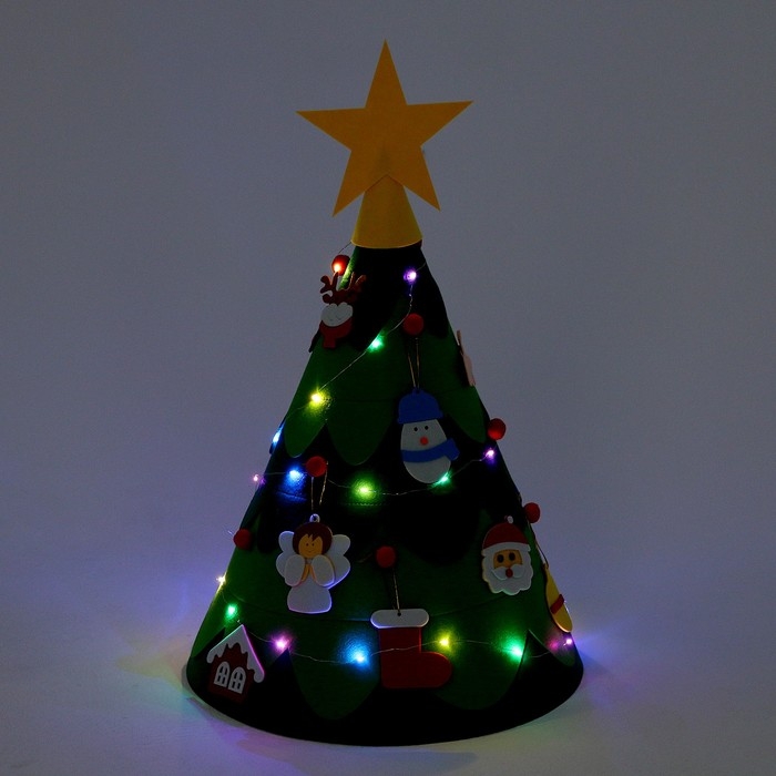 Набор для творчества &laquo;Ёлочка&raquo; украшения подвески, гирлянда