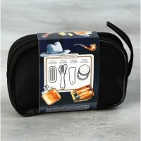 Подарочный набор дорожный для обуви &laquo;Сильному и надежному&raquo;: щётка 2 шт, губка, лопатка