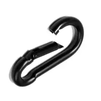 Карабин ТУНДРА krep, DIN5299С, 8&times;80 мм, черный, 1 шт.