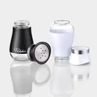 Набор для специй "Сияние.Black/White", 2 шт, на подставке