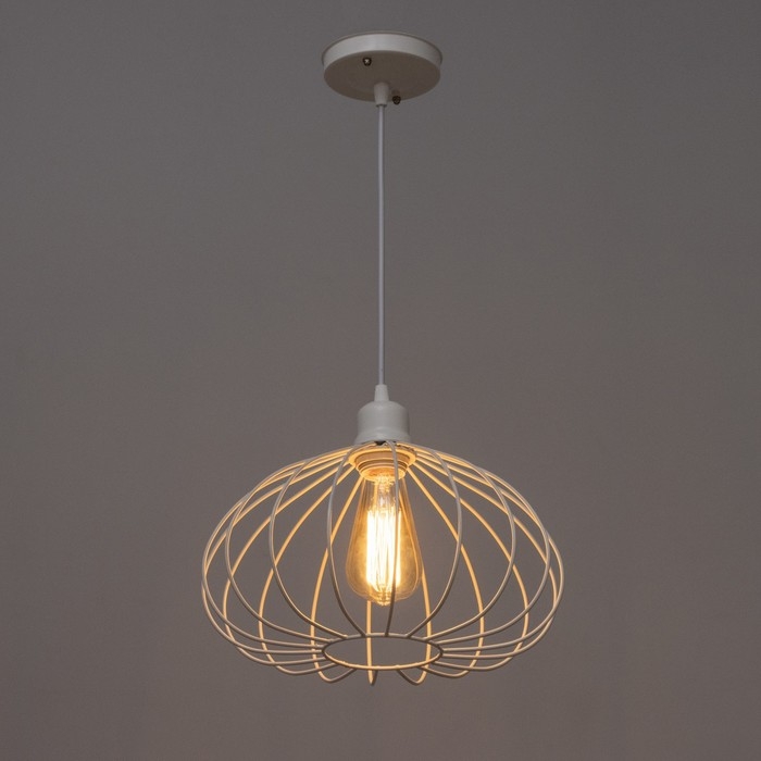 Люстра Вексана Подвес BayerLux цвет белый 1х40Вт цоколь E27