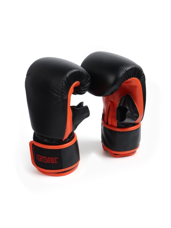 Перчатки снарядные FIGHT EMPIRE, MEXIMA, чёрно-оранжевые, размер L