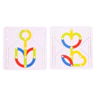 Геоборд с деталями &laquo;Буквы и цифры&raquo;