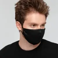 Маска для лица, черная