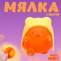Мялка &laquo;Котик&raquo;, с пастой, цвета МИКС