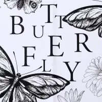 Пленка для цветов, &laquo;Бабочки&raquo;, лиловый, 57&times;57&plusmn;1 см