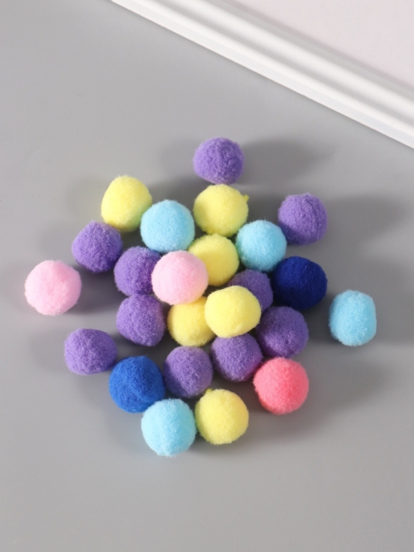 Декор для творчества "Помпончики. Пастель" d=2 см набор 25 шт