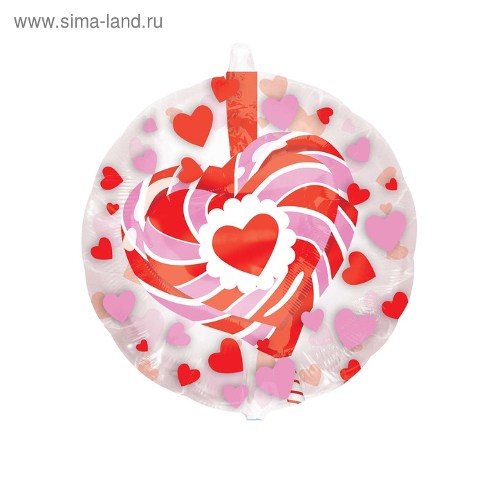 Шары воздушные фольгированные 24" &laquo;Сердце&raquo;, шар в шаре