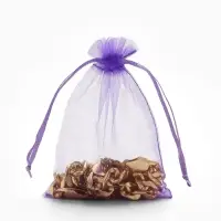 Набор мешочков подарочных 100шт., 9&times;12, цвет фиолетовый (7585523)