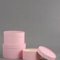 Набор подарочных коробок 3 в 1, завальцованные, розовый, 20 х 12 - 18 х 10 - 16 х 8 см