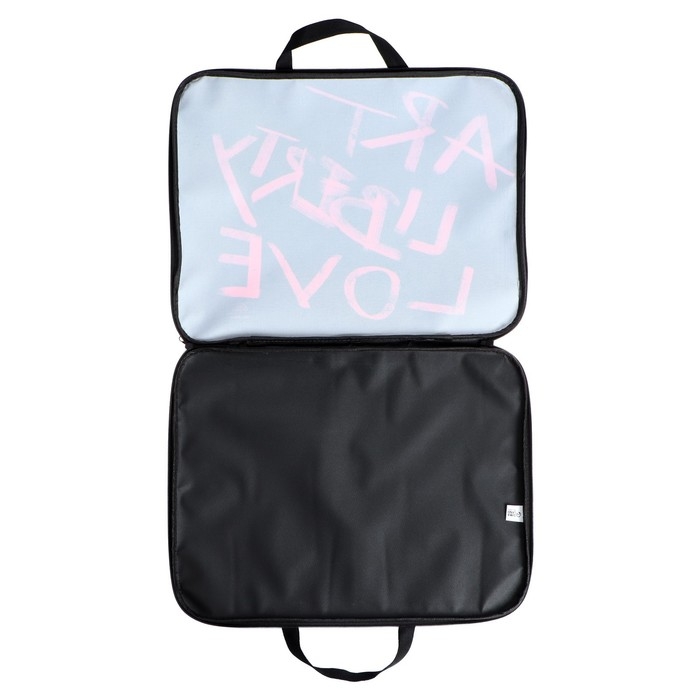 Папка для чертежей и рисунков А3, 470 х 350 х 20 мм, с ручками, текстильная, Calligrata Art love Папка для чертежей и рисунков А3, 470 х 350 х 20 мм, с ручками, текстильная, Calligrata Art love