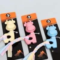 Игрушка жевательная Пижон Premium "Корова", 10,5 х 6,5 х 3,5 см, розовая Игрушка жевательная Пижон Premium "Корова", 10,5 х 6,5 х 3,5 см, розовая