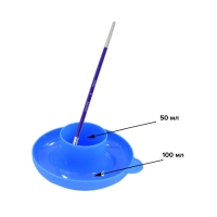 Стакан непроливайка двойной 50/100 мл, для воды с палитрой, deVENTE