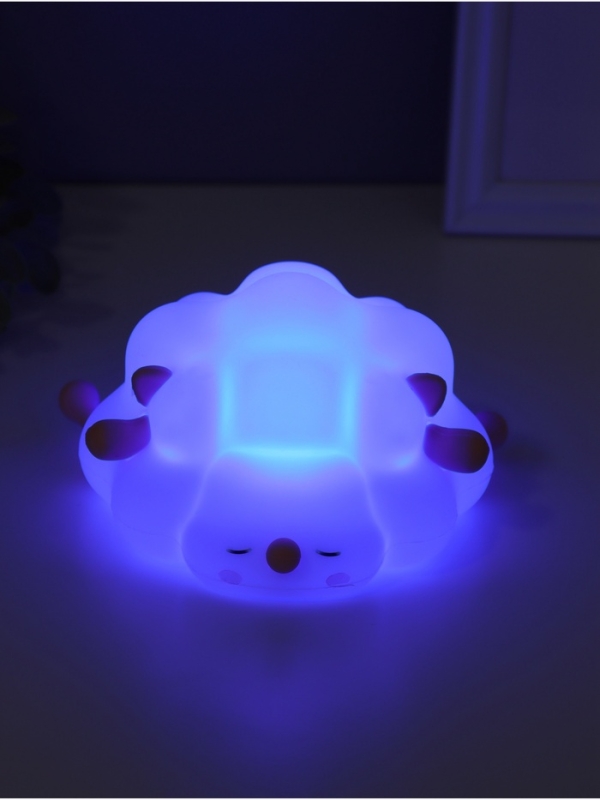 Ночник антистресс Ночник антистресс "Барашек" 2Вт LED RGB USB 13,8х16,5х8см
