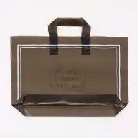 Пакет с петлевой ручкой черный 40 х 30 х 8 см  80 мкм