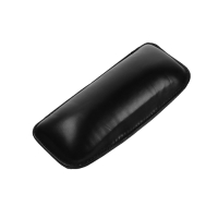 Подушка самоклеящаяся, кожа PU, 18 х 7.5 см, черный