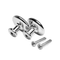 Ручка-кнопка ТУНДРА LIGHT PK036CP (MD112CP), хром