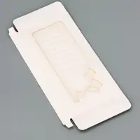 Подарочная коробка под плитку шоколада, с вырубным окном, &laquo;Бабочки&raquo;, 17.1&times;8&times;1.4 см