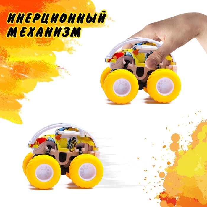 Джип инерционный &laquo;Монстр-акробат&raquo;, МИКС