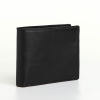 Портмоне мужское без застёжки, отдел для карт, монет, цвет чёрный Портмоне мужское без застёжки, отдел для карт, монет, цвет чёрный