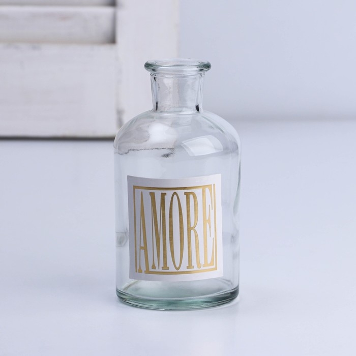 Ваза для цветов стекло &laquo;AMORE&raquo;, 250 мл.