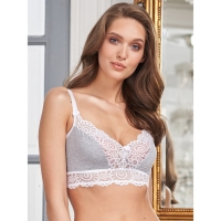 Бюстгальтер для кормления &laquo;Olivia&raquo;, размер 52, цвет серый