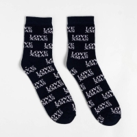 Подарочный набор KAFTAN &laquo;Новый год: Merry Christmas&raquo;&lrm; носки р, 36-39 (23-25 см), маска