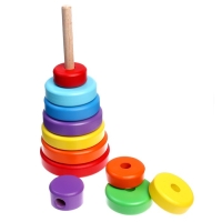 Пирамидка деревянная большая «Круг» Пирамидка деревянная большая «Круг»