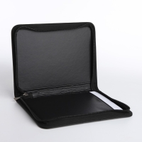 Папка для документов, А5, цвет чёрный/коричневый Папка для документов, А5, цвет чёрный/коричневый