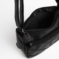 Сумка кросс-боди на молнии, цвет чёрный Сумка кросс-боди на молнии, цвет чёрный