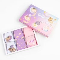 Подарочный набор носков адвент, 6 пар "Космо-котики" , 16-18 см Подарочный набор носков адвент, 6 пар "Космо-котики" , 16-18 см