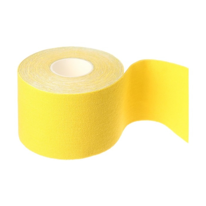Кинезио - тейп, 5 см &times; 5 м, цвет жёлтый