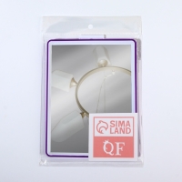 Зеркало настольное - подвесное, зеркальная поверхность 13,5 &times; 18,5 см, цвет МИКС