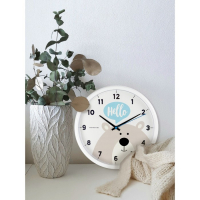 Часы настенные, интерьерные "Мишка", d-22.5 см, бесшумные Часы настенные, интерьерные "Мишка", d-22.5 см, бесшумные