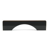 Ручка-скоба CAPPIO RSC032, м/о 96 мм, цвет черно-золотой Ручка-скоба CAPPIO RSC032, м/о 96 мм, цвет черно-золотой