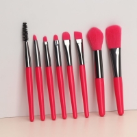 Набор кистей для макияжа &laquo;Bright&raquo;, 8 предметов, чехол, цвет МИКС