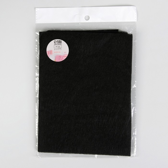 Паутинка клеевая, 32 гр/кв метр, 112 &times; 50 см, цвет чёрный