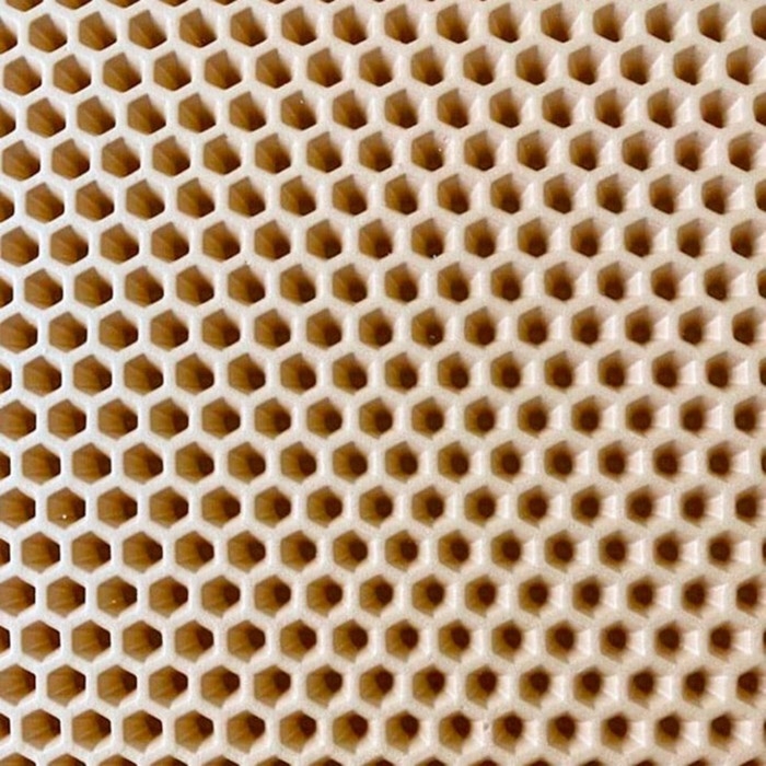 Коврик eva универсальный Grand Caratt, Соты 130 х 80 см, бежевый